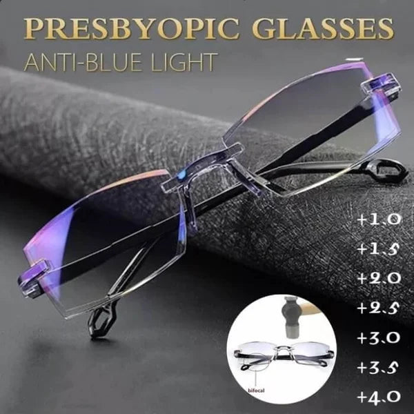 BUY 2 GET EXTRA 20% OFF-Sapphire high hardness anti blue light intelligent dual focus reading glasses