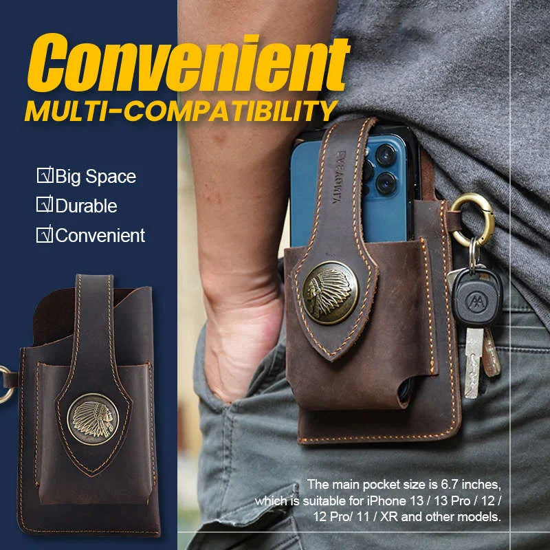 🔥Special Offer - 30% OFF🔥Multifunctional Leather Mobile Phone Bag (BUY 2 FREE SHIPPING)