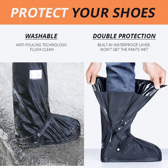 Suitable for wide feet - All-Round Long Waterproof Boot Cover