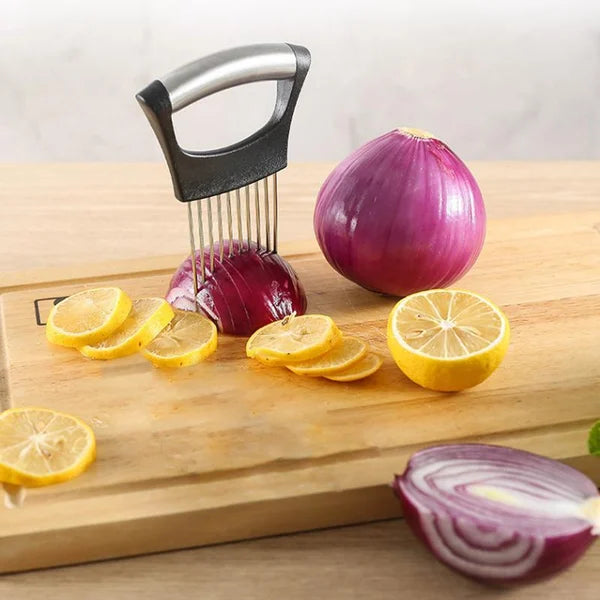 🔥BIG SALE -30% OFF🔥 Stainless Steel Onion Slice Holder