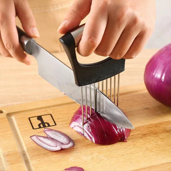 🔥BIG SALE -30% OFF🔥 Stainless Steel Onion Slice Holder