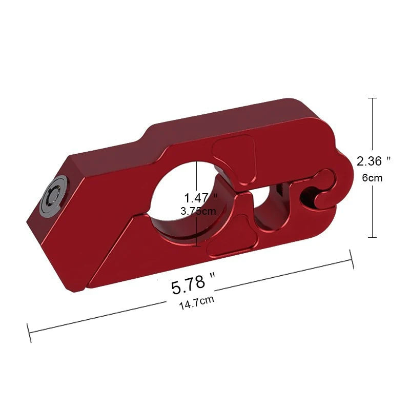 Motorcycle Anti-Theft Grip Lock