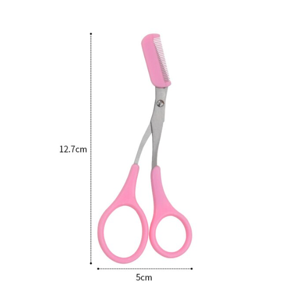 Eyebrow Trimmer Eyebrow Scissors with Comb