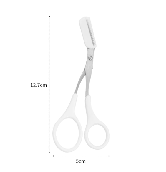 Eyebrow Trimmer Eyebrow Scissors with Comb