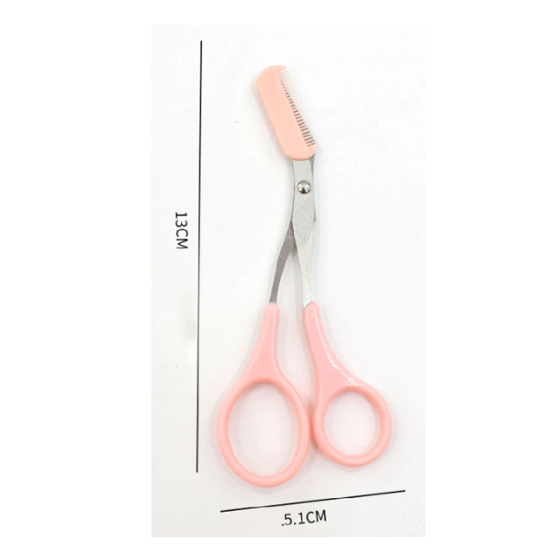 Eyebrow Trimmer Eyebrow Scissors with Comb