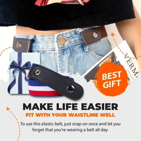 Unisex elastic belt without buckle - 2+1 FREE TODAY