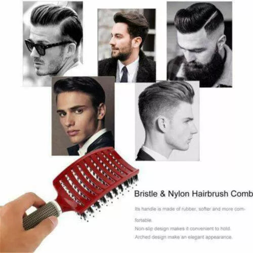 DETANGLER BRISTLE NYLON HAIRBRUSH 🔥BUY 1 GET 1 FREE LAST DAY🔥