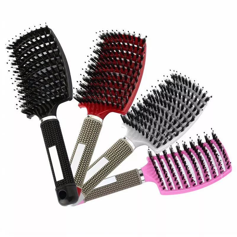 DETANGLER BRISTLE NYLON HAIRBRUSH 🔥BUY 1 GET 1 FREE LAST DAY🔥