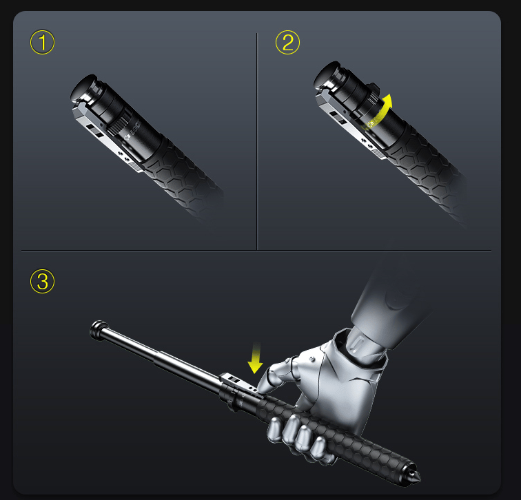 🔥LAST DAY 70% OFF-Enhanced Automatic Spring Alpenstock