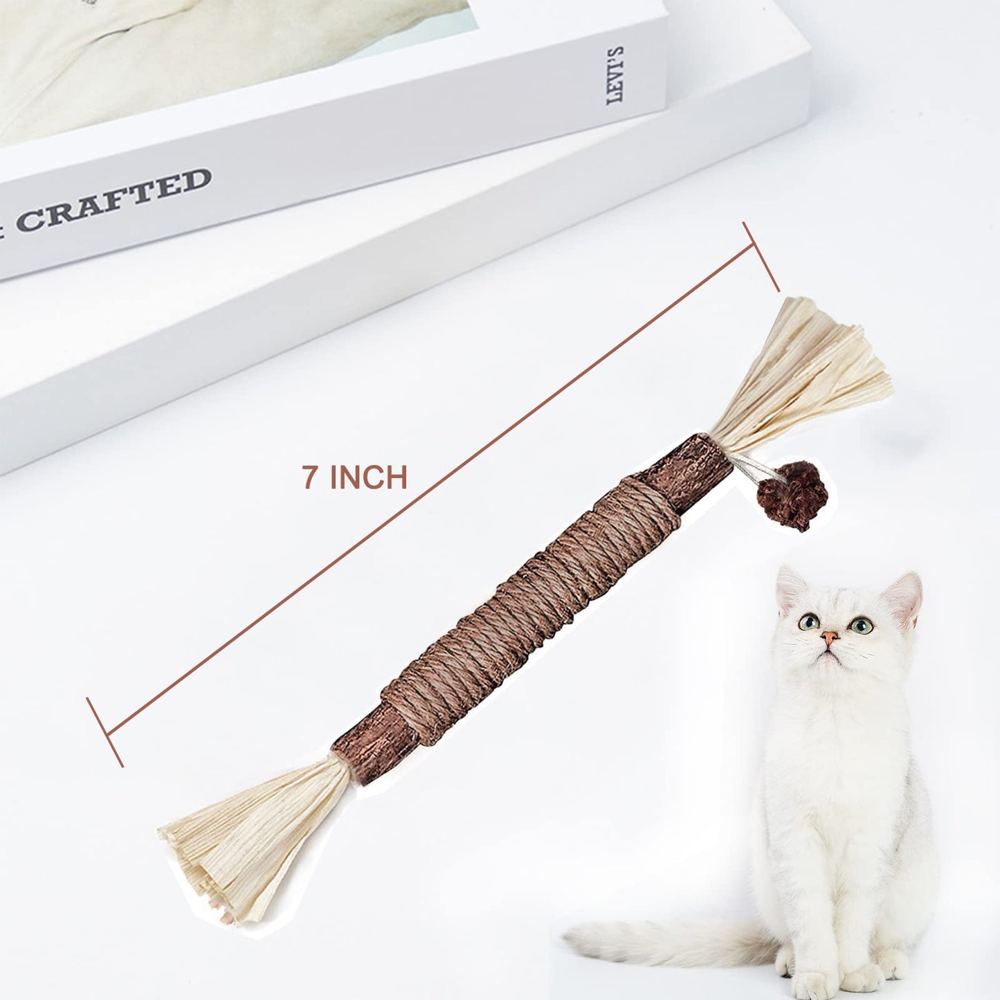 (🔥Last Day Promotion - 30%OFF) Natural Silvervine Stick Cat Chew Toy- BUY 3 GET 2 FREE TODAY!